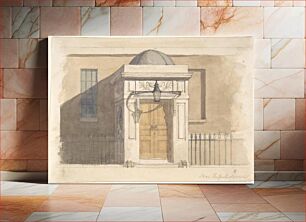 Πίνακας, Domed Projecting Rectangular Entrance to a House near Russell Square