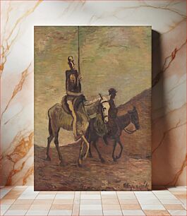 Πίνακας, Don quixote and sancho panza by Cyprián Majerník