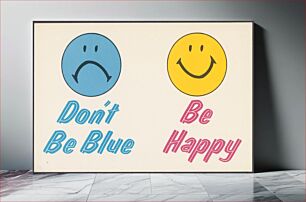 Πίνακας, Don't be blue, be happy