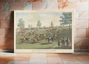 Πίνακας, Doncaster Races: Race for the Great St. Leger Stakes, 1836 - Vexation-The false Start