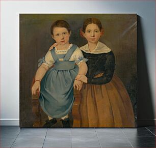 Πίνακας, Double portrait of girls by Václav Govič