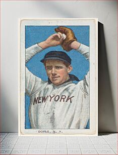 Πίνακας, Doyle, New York, American League, from the White Border series (T206) for the American Tobacco Company