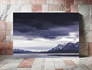 Πίνακας, Dramatic Mountain Landscape Δραματικό ορεινό τοπίο