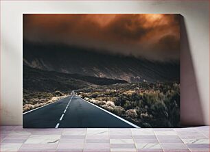 Πίνακας, Dramatic Road Through the Desert Δραματικός δρόμος μέσα από την έρημο