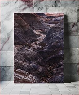 Πίνακας, Dramatic Rocky Landscape Δραματικό Βραχώδες Τοπίο