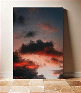 Πίνακας, Dramatic Sunset Clouds Δραματικά σύννεφα ηλιοβασιλέματος