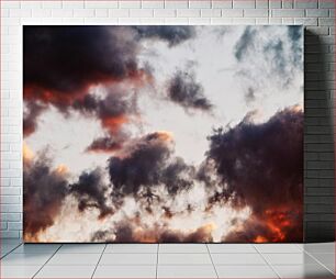 Πίνακας, Dramatic Sunset Clouds Δραματικά σύννεφα ηλιοβασιλέματος