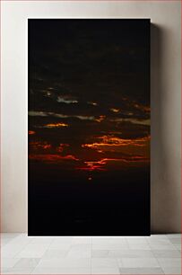 Πίνακας, Dramatic Sunset Δραματικό ηλιοβασίλεμα