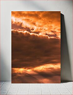 Πίνακας, Dramatic Sunset Skies Δραματικοί ουρανοί ηλιοβασιλέματος