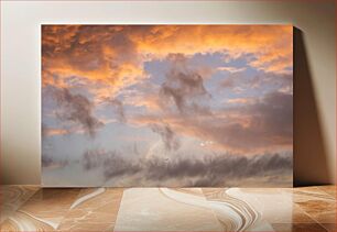Πίνακας, Dramatic Sunset Sky with Clouds Δραματικός ουρανός ηλιοβασιλέματος με σύννεφα
