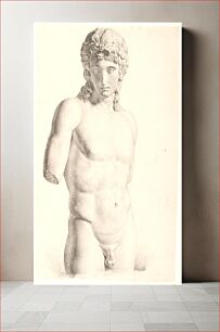 Πίνακας, Drawing after plaster: "Eros from Centocelle" (Vatican) by Dankvart Dreyer