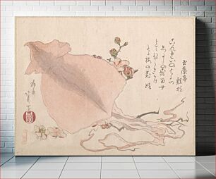Πίνακας, Dried Cuttle-Fish and Plum Blossoms by Teisai Hokuba