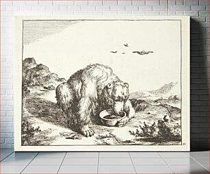 Πίνακας, Drinking bear by Marcus de Bye