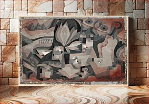 Πίνακας, Dry cooler garden (1921) by Paul Klee