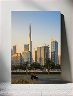 Πίνακας, Dubai Skyline at Sunset Ο ορίζοντας του Ντουμπάι στο ηλιοβασίλεμα