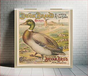 Πίνακας, Duck brand molasses. Bryan Bro's New Orleans