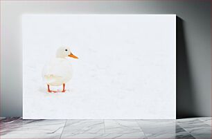 Πίνακας, Duck in Snow Πάπια στο χιόνι