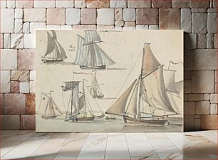 Πίνακας, Duke of Richmond: Sloops, Schooners, Rowboats