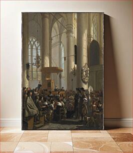 Πίνακας, Dutch church interior by Rutger Van Langevelt