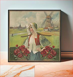 Πίνακας, Dutch flower seller