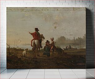 Πίνακας, Dutch Landscape with Figures, Smithsonian American Art Museum, Bequest of Mabel Johnson Langhorne