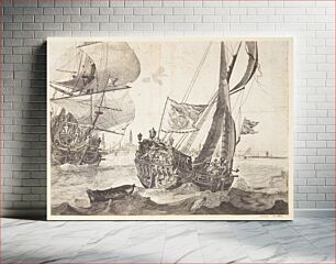 Πίνακας, Dutch naval vessels by Ludolf Bakhuizen