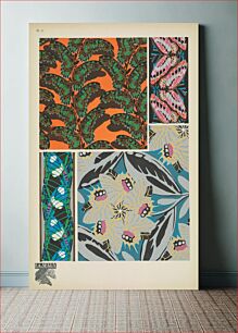 Πίνακας, E.A. Séguy's vintage butterflies pattern (1925) art nouveau f