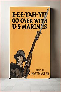 Πίνακας, E-E-E-Yah-Yip. Go over with U.S. Marines