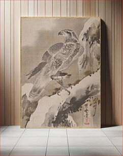 Πίνακας, Eagle Holding Small Bird by Kawanabe Kyosai