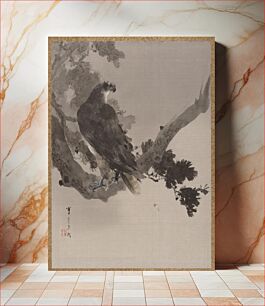 Πίνακας, Eagle in a Tree by Watanabe Seitei