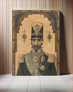 Πίνακας, Early Portrait of Nasir al-Din Shah (reigned 1848-1896)