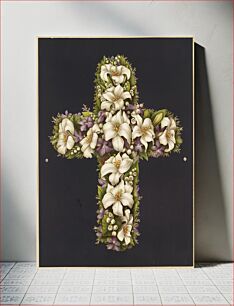 Πίνακας, Easter lily cross by Olive E. Whitney