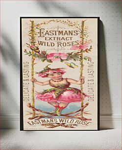 Πίνακας, Eastmans Extract, wild roses, delicate & lasting