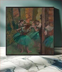 Πίνακας, Edgar Degas's Dancers, Pink and Green by Edgar Degas