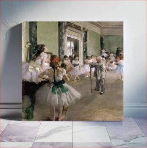 Πίνακας, Edgar Degas's La Classe de danse (1875)