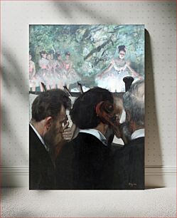 Πίνακας, Edgar Degas's Orchestra Musicians (1872)