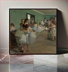 Πίνακας, Edgar Degas's The Dance Class by Edgar Degas