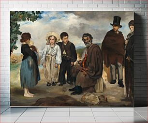 Πίνακας, Édouard Manet - Le Vieux Musicien