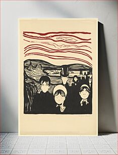 Πίνακας, Edvard Munch's Anxiety (Angst) (1896)