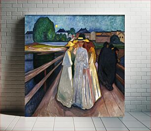 Πίνακας, Edvard Munch's On the Bridge (1903)