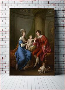 Πίνακας, Edward Smith Stanley (1752–1834), Twelfth Earl of Derby, Elizabeth, Countess of Derby (Lady Elizabeth Hamilton, 1753–1797), and Their Son (Edward Smith Stanley, 1775–1851) by Angelica Kauffmann