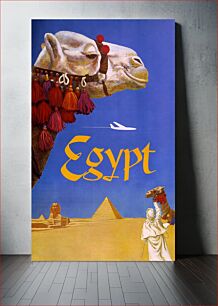 Πίνακας, Egypt. Fly TWA (1960) vintage poster by David Klein
