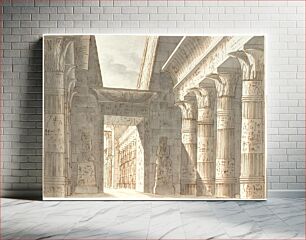 Πίνακας, Egyptian temple by Aron Wallick