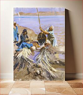 Πίνακας, Egyptians Raising Water from the Nile (ca. 1890–1891) by John Singer Sargent