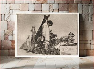 Πίνακας, Ei tässäkään (tampoco), 1892, by Francisco de Goya