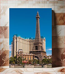 Πίνακας, Eiffel Tower Replica in Las Vegas Ρεπλίκα του Πύργου του Άιφελ στο Λας Βέγκας