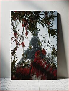 Πίνακας, Eiffel Tower through Blossoms Πύργος του Άιφελ μέσα από τα άνθη