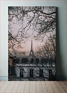 Πίνακας, Eiffel Tower Through Winter Trees Πύργος του Άιφελ μέσα από τα χειμωνιάτικα δέντρα