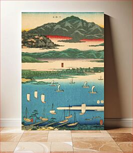 Πίνακας, Eight Views of Ōmi by Utagawa Hiroshige