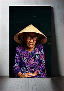 Πίνακας, Elderly Woman in Traditional Clothing Ηλικιωμένη γυναίκα με παραδοσιακή ενδυμασία